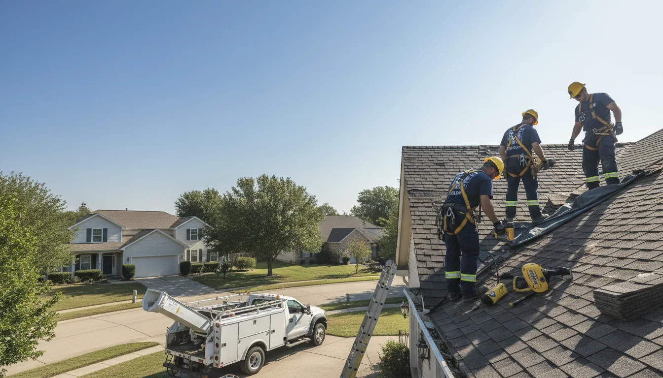 Storm Damage Roof Repair in Mansfield Center, CT